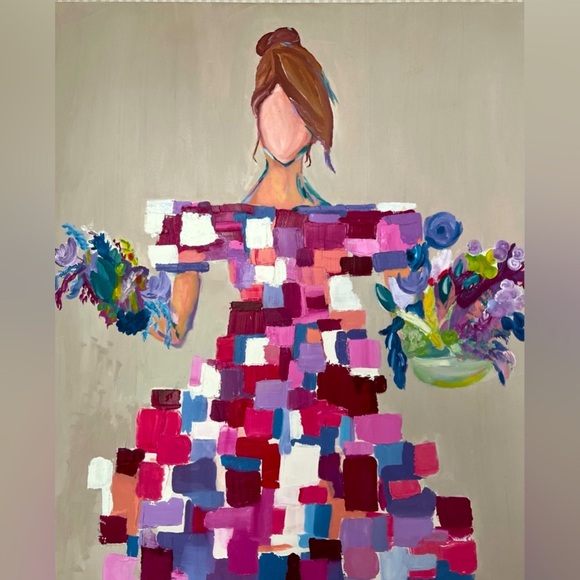 Paintings 2023-2025. New PAINTINGS w/gallery reel. Sized from 32 x 26” to 5 x 5“ - Picture 6 of 17